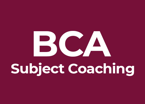 BCA Subject Coaching